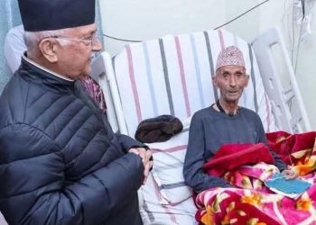 एमाले अध्यक्ष केपी शर्मा ओलीलाई पितृशोक