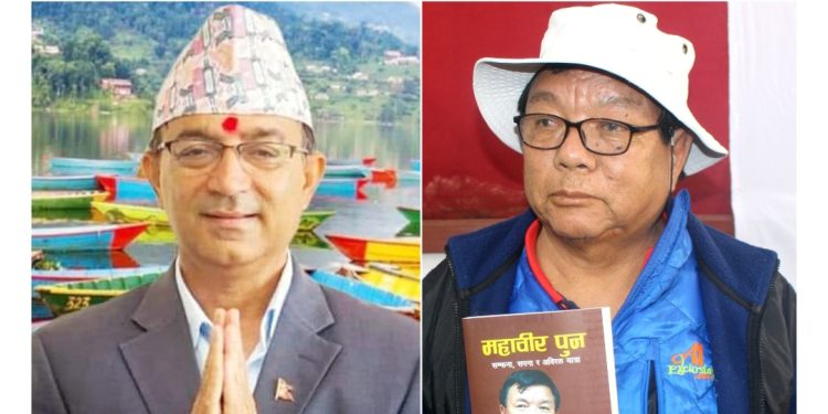 पोखराका सडक र फुटपाथमा किताब नबेच्न महावीर पुनलाई मेयर आचार्यको आग्रह